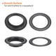 thumbnail image 4 of Uxcell 20 Set Ojales con Arandelas 1" Kit de Herramientas de Ojales de Hierro, Negro, 4 of 6
