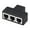 One to three, variant on Tizuqe RJ11 6P6C Telephone Splitter 3 Way/4Way Junction Box Convenient Connection