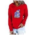 thumbnail image 1 of Mujeres Otoño Invierno Suelto Festvial Impresión Crop Workout Manga larga Sudadera con capucha Tops Pullover Blusa Fridja  bvmnju6133, 1 of 5