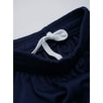 thumbnail image 5 of Hansber Soccer Uniforms for Kids Boys Football Jersey V Neck Practice T Shirt and Sport Shorts Set Navy Blue XS, 5 of 6