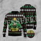 thumbnail image 3 of Suéter feo de punto divertido de Navidad de algodón con diseño de Papá Noel para mascotas, jersey informal vintage de invierno estilo Harajuku, jersey retro de manga larga con impresión 3D, 3 of 5