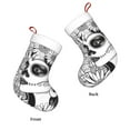 thumbnail image 3 of Naloa Floral Sugar Skull Portrait Christmas Stockings Decorations, Xmas Ornaments, DIY Personalized Farmhouse Decor for Home Family Party Tree, 3 of 7