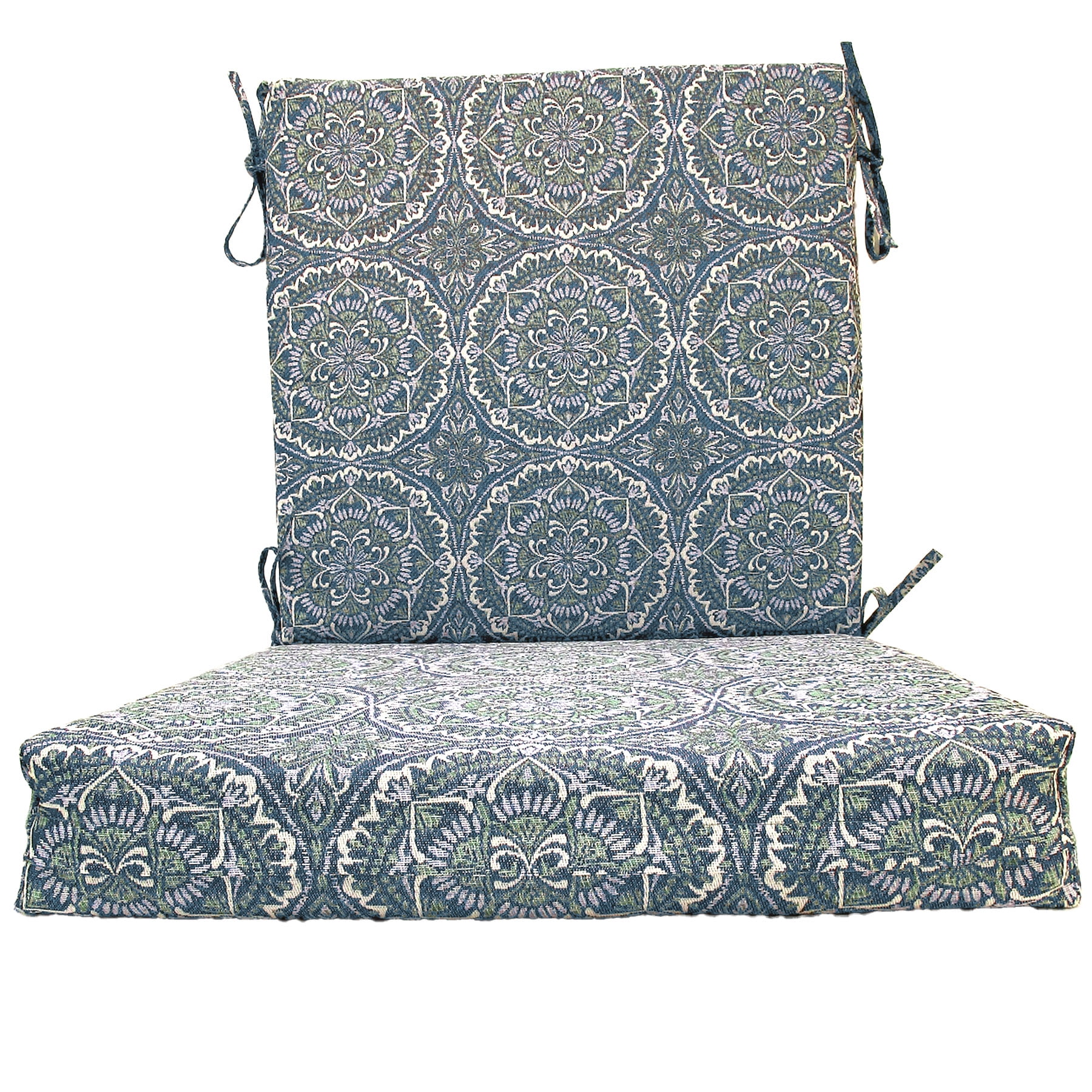 Better Homes & Gardens 44" x 20" Outdoor Chair Seat Cushion, 1-Piece, Medallion