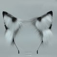 thumbnail image 7 of Yvsxxv 1Pc Grey Wolf Ear Faux Fur Headband Party Hair Accessories, 7 of 7