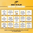 thumbnail image 4 of Juego de dados Diced Cheese, juego familiar portátil con 8 dados, 4 of 6