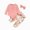 H162-Pink, variant on TOWED22 Newborn Infant Baby Girl Clothes Long Sleeve Romper Pants Headband headband Outfits Set,3-6 M