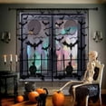 thumbnail image 4 of Fiesta De Halloween Cortina De Ventana De Encaje Negro Adornos Colgantes De Pared Para Decoración De Halloween Scienceny HA044647-01, 4 of 6
