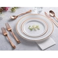 Stock Your Home 125 Disposable Rose Gold Plastic Spoons