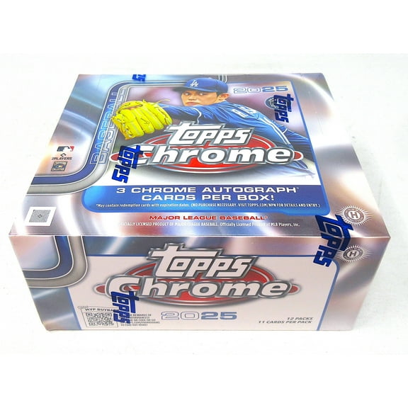2025 Topps Chrome Baseball Jumbo Box (Hobby) (12/11)