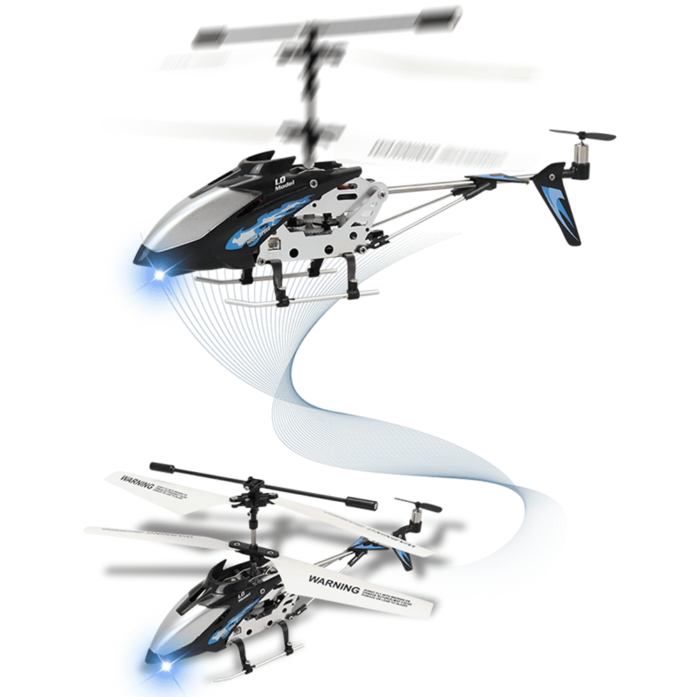 Baprem RC Helicopter for Adults, 2.4GHz Remote Control Helicopter with Light & Altitude Hold, 3.5CH Fun Helicopter Toy Gifts for Beginner, Yellow