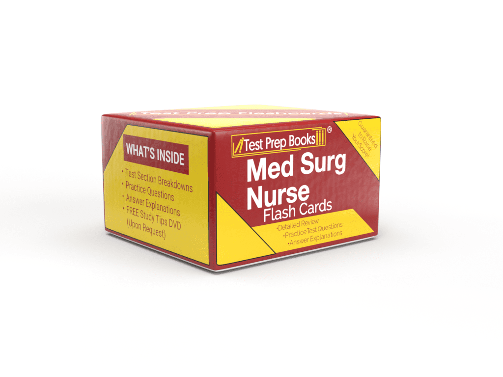 Medical Surgical Nursing Flashcards: Med Surg Certification Review Flash Cards Study Guide for the CMSRN with Practice Questions [Full Color Cards]