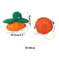 thumbnail image 3 of Halloween Pet Hat Top Hat Pumpkin Accessory for Dogs Cats - Party Dressing Supplies for Festive Celebrations and Holiday, 3 of 8
