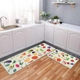 thumbnail image 3 of Fruits Kitchen Rugs Set of 2, Anti-Fatigue Lemon Washable Kitchen Mats Waterproof Non-Slip Kitchen Mats Spring Summer Kitchen Floor Mat for Sink, Kitchen, Laundry 17x29 +17x47 Inch, 3 of 6