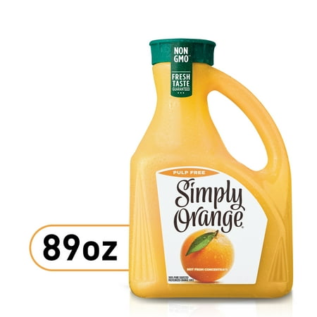 100% PURE SQUEEZED PASTEURIZED ORANGE JUICE