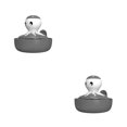 thumbnail image 3 of Injueey Cepillo de limpieza de jabón automático con Base para cocina, sartén antióxido, líquido para añadir alambre, esponja, fregador, Gris 2piezas, 3 of 6