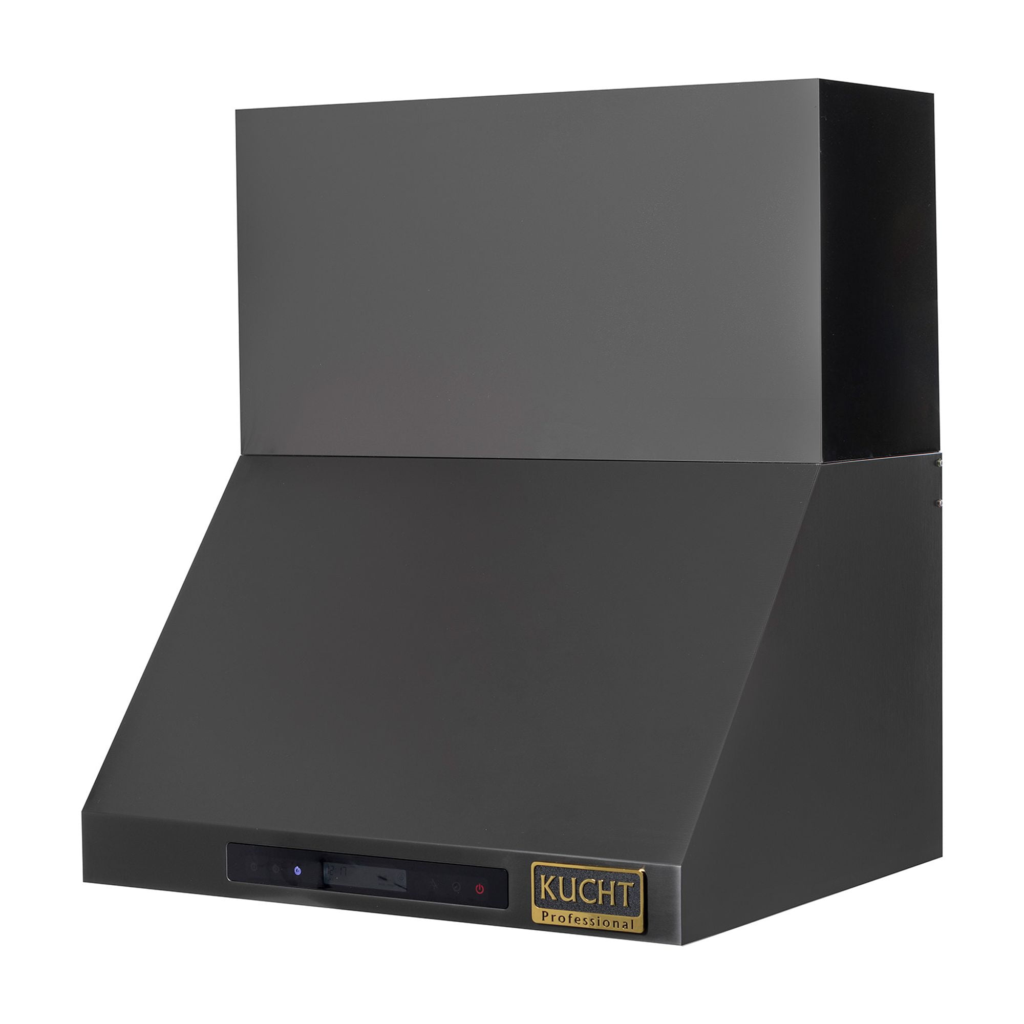 36 in. 900 CFM Wall Mounted Range Hood in Titanium Stainless Steel