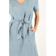 thumbnail image 3 of Vestido de Mezclilla AMAD Manga corta Casual para mujer Talla L, 3 of 5