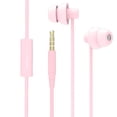 thumbnail image 1 of Auriculares MAXROCK Total Soft Silicon con micrófono jack de 3,5 mm, color rosa, 1 of 5