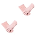 thumbnail image 2 of Jumpingount Manoplas de protección solar Transpirable Antideslizante Algodón Múltiples colores Tamaño libre Manopla de conducción Cubierta de Punto rosa claro 2piezas, 2 of 6