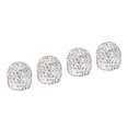 thumbnail image 2 of relayinert 4Pcs/Lot Rhinestone Car Tire Valve Caps Caps Dustproof Shining Style A 1Set, 2 of 6