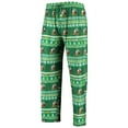 thumbnail image 4 of Men's Concepts Sport Green Oregon Ducks Ugly Sweater Long Sleeve Top and Pants Sleep Set, 4 of 5