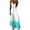 Blue, variant on ZQUUVOU Women's Summer Dress 2025 Spaghetti Strap Sleeveless Print V Neck Casual Sundress With Pockets Hot Pink
