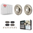 thumbnail image 1 of Transit Auto Rear Disc Brake Rotors and Ceramic Pads Kit for Car Cadillac XT4 Buick Envision K8T-104004, 1 of 11