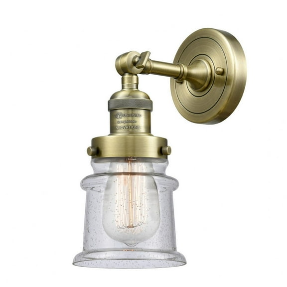 Innovations Lighting - Canton - 1 Light Wall Sconce In Industrial Style-11