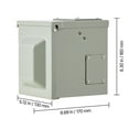 thumbnail image 5 of VEVOR Outdoor Electrical Outlet Box, Dual 20 AMP GFCI Receptacles, Electrical Outlet Panel Box with GFCI Protection, IP54 Weatherproof Power Plug Outlet Box, for Halloween Decorations, Patio Lights, 5 of 9