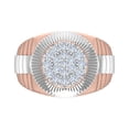 thumbnail image 3 of 1/2 Carat Men's Diamond Wedding Band Ring in 14K Rose Gold (Ring Size 13) (I1-I2 Clarity), 3 of 5