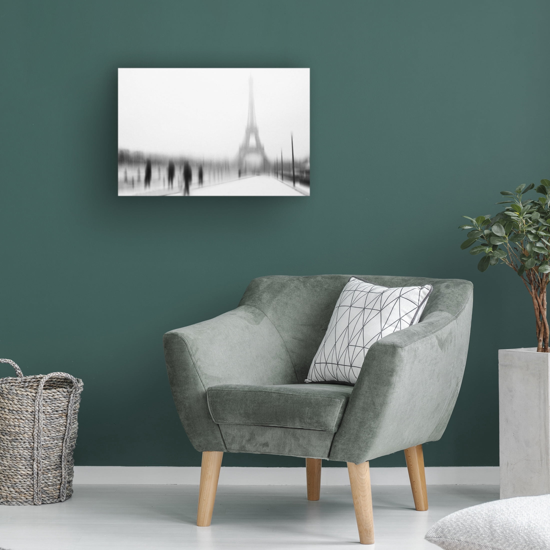 Canvas Wall Art - Eric Drigny 'A Cold Winter' Wall Art for Living Room, Bedroom, or Office D?cor by Trademark Fine Art - 19 x 12 Inches