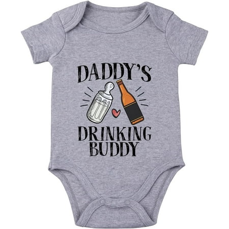 

Daddys Boy Funny Newborn Onesise For Baby Buddy Daddies Bodysuits I Love Daddy Onesie