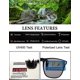 thumbnail image 3 of Clip-on Sunglasses - 3 Pair Oversized Polarised Clip On Sunglasses For Men Women, 3 of 5