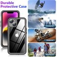 thumbnail image 6 of 2024 New for iPhone 15 Pro Max Case Waterproof, [Compatible With MagSafe][Built-in Screen & Camera Protector][Full Body Shockproof][IP68 Underwater][Dustproof][Dropproof] Phone Case 6.7", 6 of 16