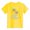 Yellow, variant on Kids Shirts For Girls Summer Girls Short Sleeve Tops Round Neck Toddler Summer Clothes Girls Girls Clothing 4-5 Years Cute Girl Clothing