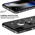 thumbnail image 5 of SOGA Diamond Bling Glitter Cute Phone Case with Kickstand Compatible for iPhone Xs Max Case, Rhinestone TPU Bumper with Magnetic Ring Stand Girls Women Cover for Apple iPhone Xs Max 6.5 [Black], 5 of 5