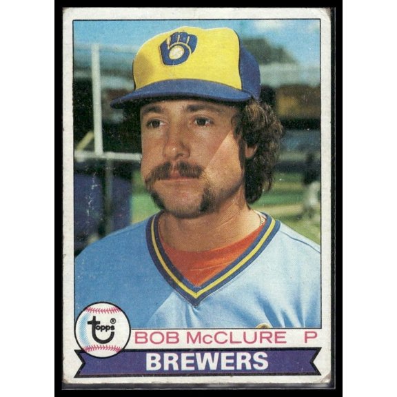 1979 Topps Milwaukee Brewers Bob McClure #623 Baseball Card