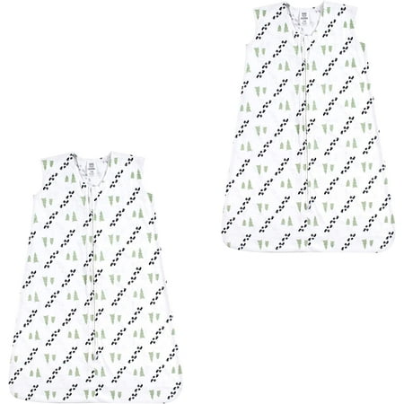 UPC: 0660168883084 | Luvable friends Baby Boy and Girl Jersey Cotton Sleeping Bag 2 Pack  Trees  18-24 Months