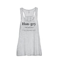 thumbnail image 1 of HanGry Women's Fashion Sleeveless Flowy Racerback Workout Yoga Tank Top Sport Grey X-Large, 1 of 3