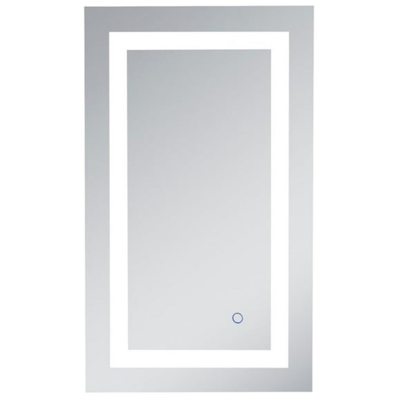 Helios 18in x 30in Hardwired LED mirror with touch sensor and color changing temperature 3000K/4200K/6400K