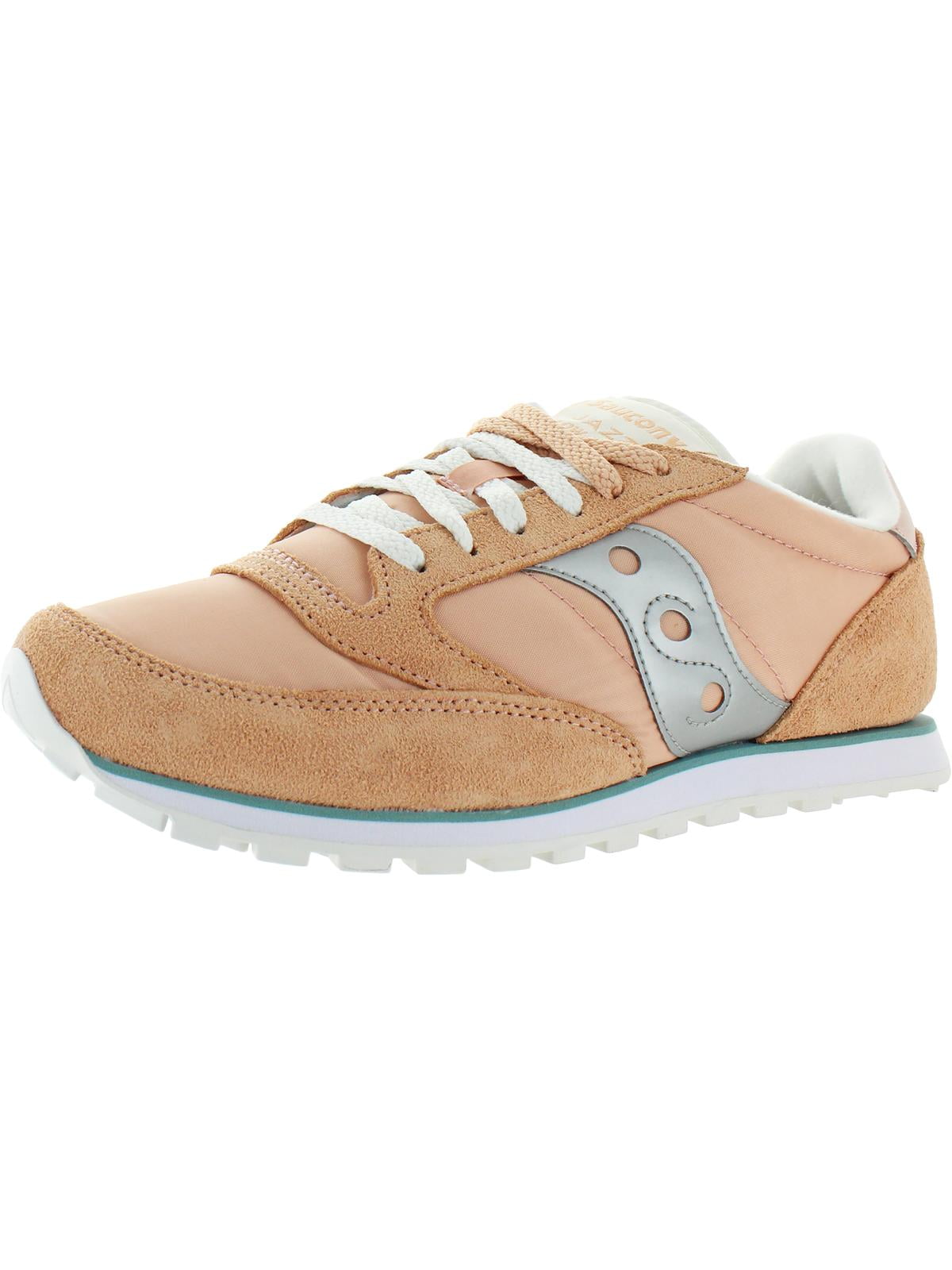 Size 10 M Saucony Jazz Lowpro Women's Sneaker Peach/Blue/Silver 