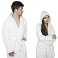 thumbnail image 3 of Peignoir à Capuche en Coton Éponge de Luxe 100 % pour Hommes Spa, 3 of 7