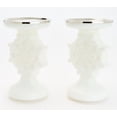 thumbnail image 2 of Set of 2 Lit Mercury Glass Snowflake Pedestals by Valerie, 2 of 3