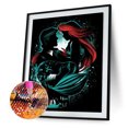 thumbnail image 1 of Cuadros Decorativos Kits de pintura de diamantes de silueta de personas Decoración de arte de taladro cuadrado completo 30x40cm (B) Wdftyju embutido en tela, 1 of 8