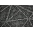thumbnail image 5 of Furnish My Place Geometrical Pattern Indoor/Outdoor Refine Dark Gray Rug, Abstract Area Rug, Doorway Mat, Contemporary Rug for Living Room, Entryway, Made in USA, 18" Round - Set of 3, 5 of 5
