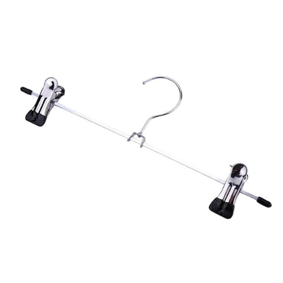 Leatfisat 10-Pcs Blouse Clips Hangers For Skirts, Dresses, Metal Closet Organization