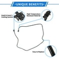 thumbnail image 3 of Unique Bargains Radiator Overflow Water Tank Hose Compatible for Ford Mondeo 2014-2015, Durable Plastic Black, 3 of 6