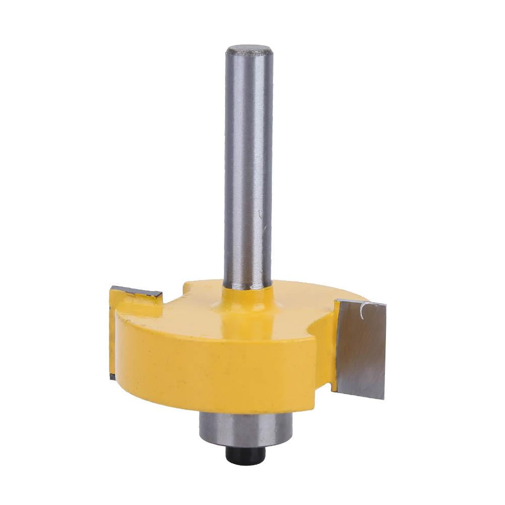 Tebru 1/4 Shank T Slot Cutter Slotting Rabbeting Bearing Router Bit