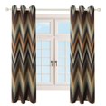 thumbnail image 4 of Bohemia 2pcs Blackout Curtains For Living Room Bedroom Grommet Top Window Set for Left And Right Biparting Open, 4 of 6