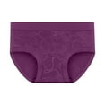 thumbnail image 2 of Sunvit-Panties Juniors High Waisted Lace Briefs (Size M, Purple) - Nylon Spandex, Breathable, No Roll Waistband with Comfort Gusset for Everyday Wear, 2 of 4